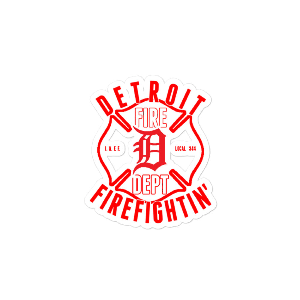 Maltese Firefightin' sticker