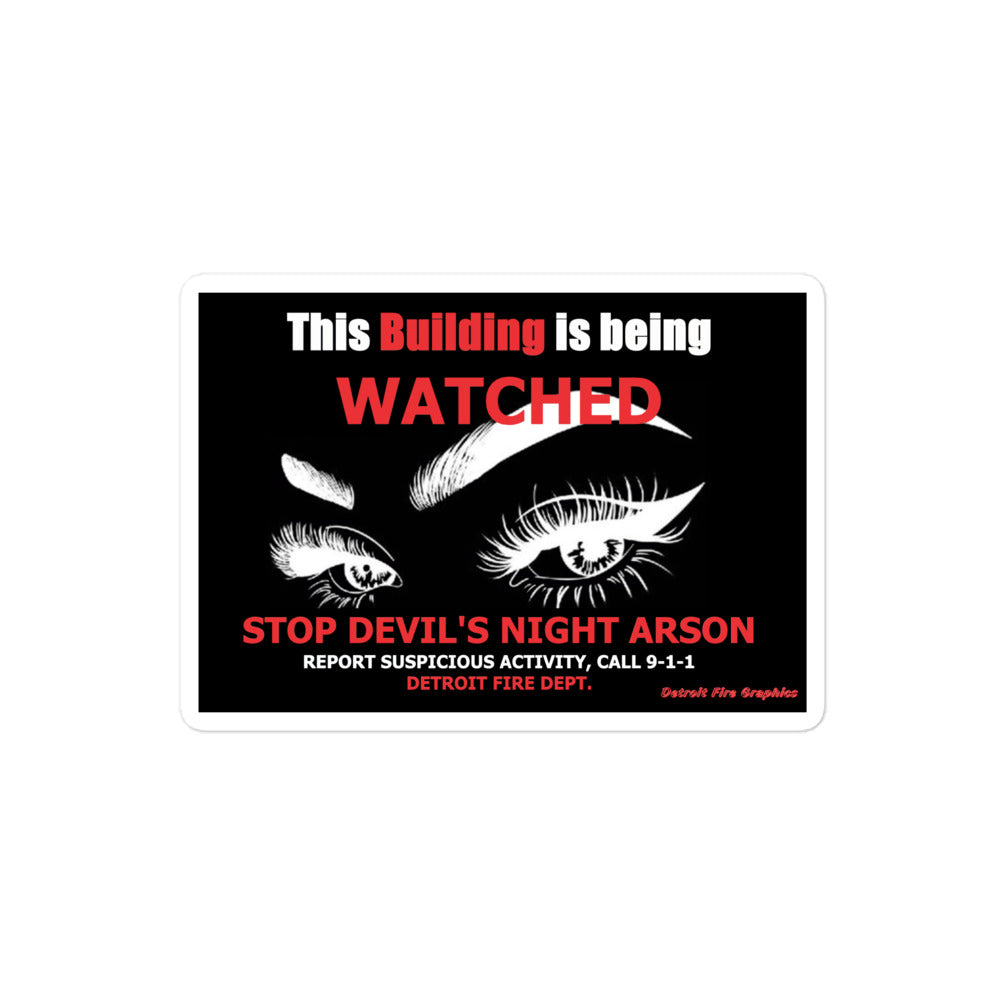 Devils Night sticker
