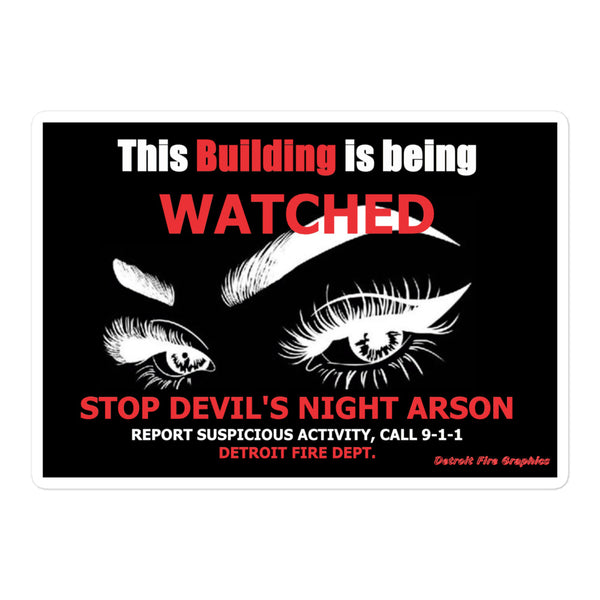 Devils Night sticker